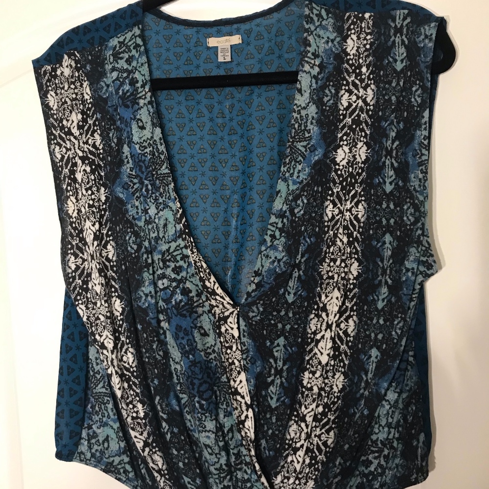 Urban Outfitters Cross Tank with Sheer Back